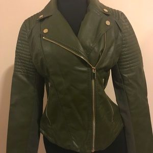 Moto jacket, never worn with tags.